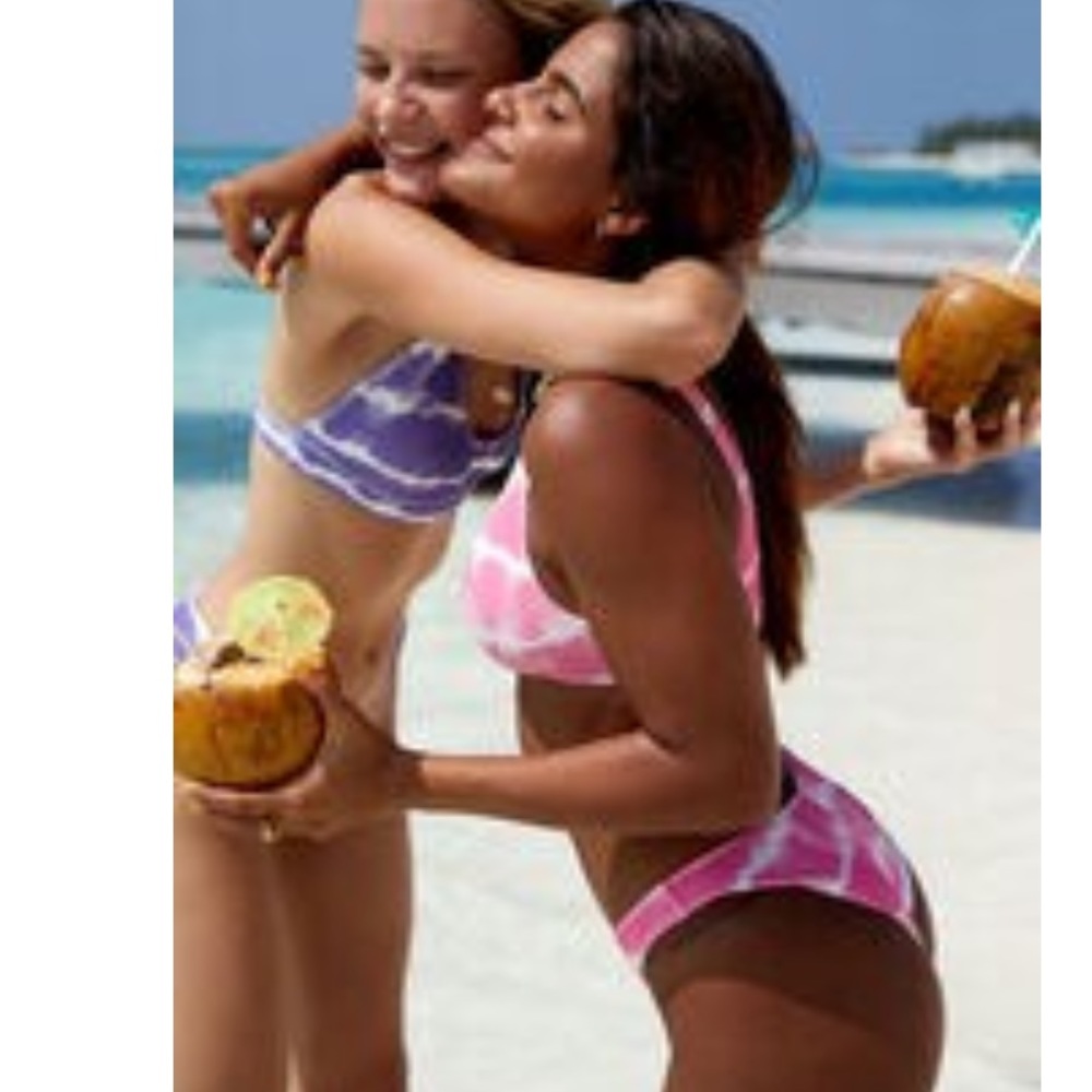 LA Hearts Pink Scrunch Bikini - Picture 6 of 13